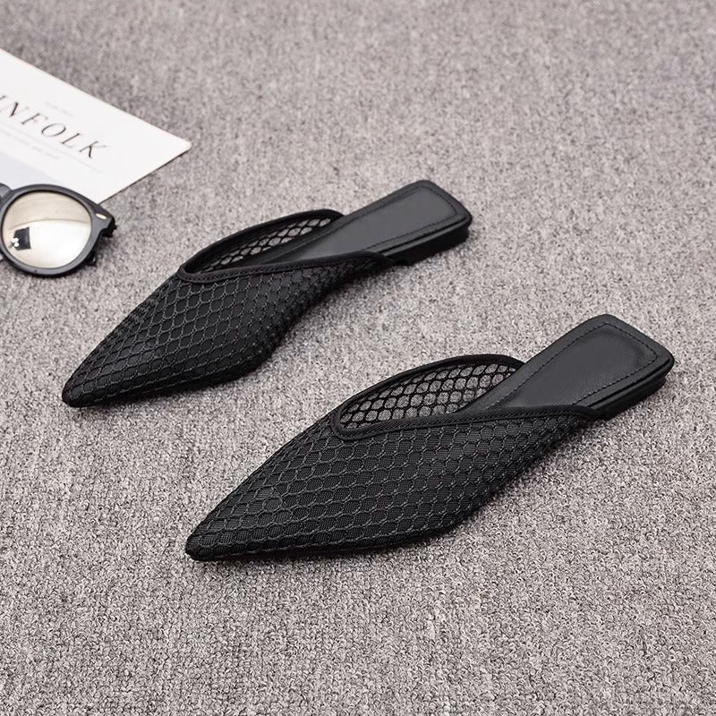 Damen spitze Mules mit Netzdesign R&B