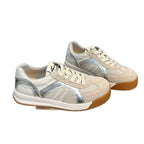 Damen Sportliche Sneakers mit atmungsaktivem Mesh und robustem Veloursleder R&B