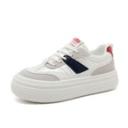 Damen sportliche Plateau-Sneaker mit modischem Design und bequemer Dämpfung R&B