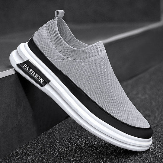 Damen Elastische Slip-On Sneakers mit bequemer Sohle R&B