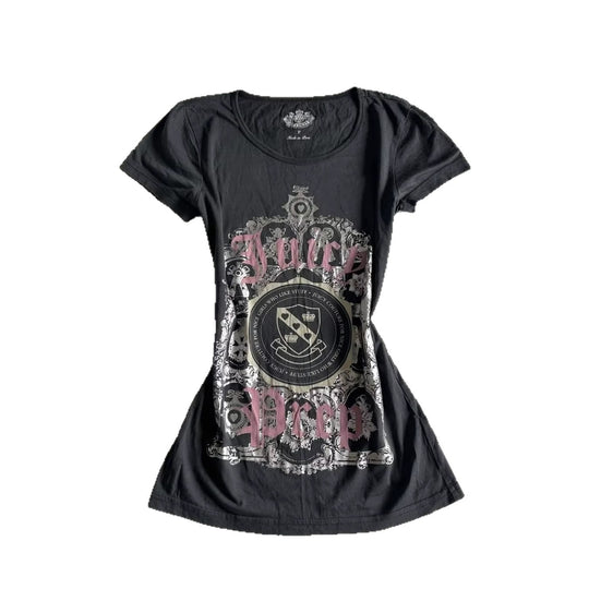 Damen Trendiges Graphic T-Shirt R&B