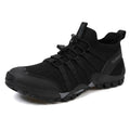 Damen Outdoor-Sport-Sneaker mit elastischem Schnürsystem und rutschfester Sohle