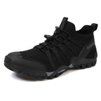 Damen Outdoor-Sport-Sneaker mit elastischem Schnürsystem und rutschfester Sohle
