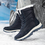 Damen Winterstiefel mit rutschfester Sohle und isolierendem Innenfutter R&B