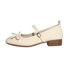 Damen Ballerinas mit dekorativem Riemchen und moderner Schleifenapplikation R&B