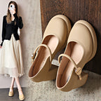 Damen Mary Jane Schuhe mit komfortablem Blockabsatz R&B