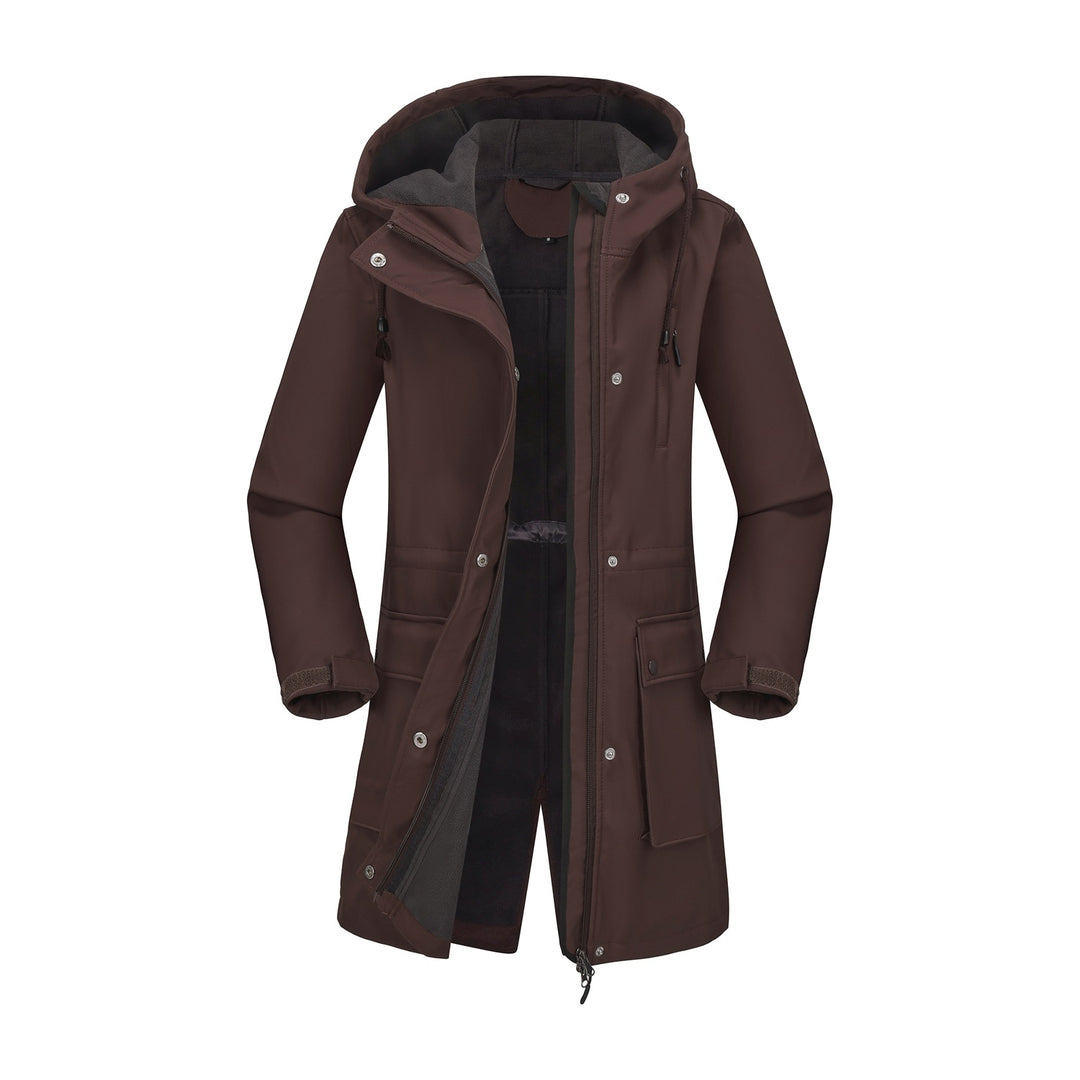 Damen funktionale Outdoor-Jacke mit verstellbarem Taillenzug und Innenfutter R&B