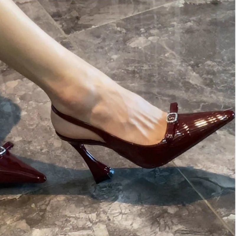 Damen elegante Slingback High Heels mit stilvollem Absatz R&B
