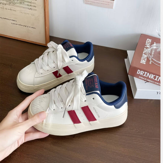 Damen Sportliche Sneakers mit strapazierfähigem Obermaterial und rutschfester Sohle R&B