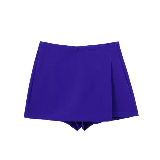 Damen sportliche Shorts mit elegantem Layering-Design R&B