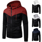 Herren sportliche Kapuzenjacke R&B