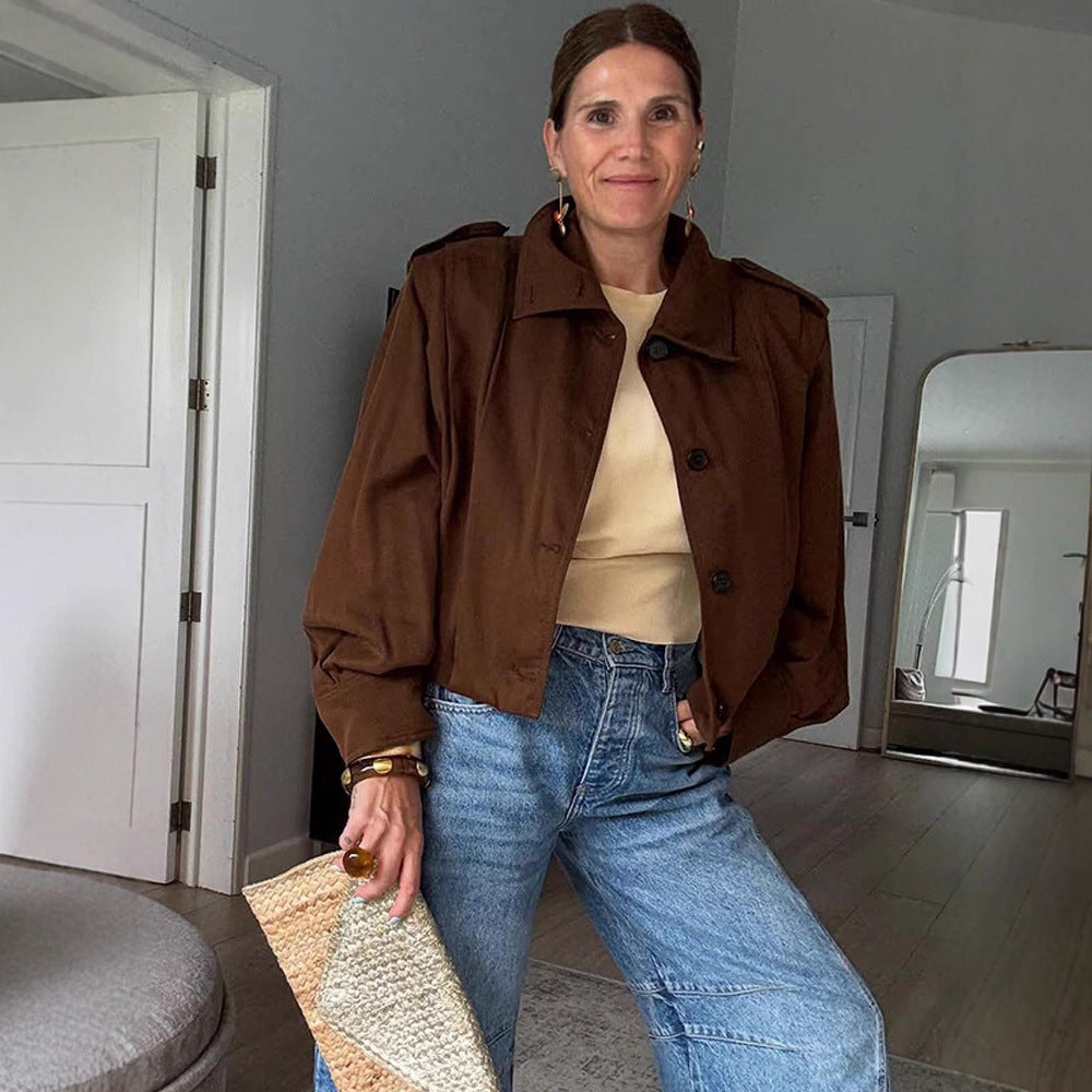 Damen Oversized Blazerjacke R&B