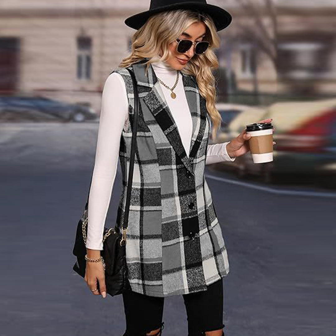 Damen modischer Langblazer R&B
