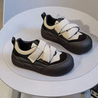 Damen Sneakers mit doppeltem Klettverschluss und modischem Design