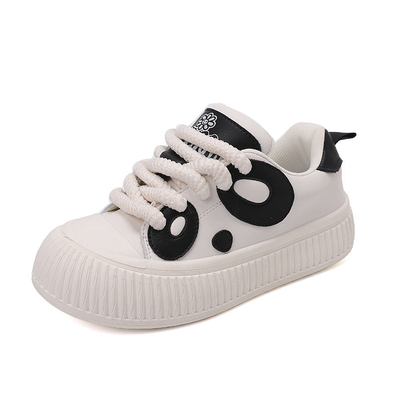 Damen Sneakers mit einzigartigem Panda-Design und rutschfester Sohle R&B