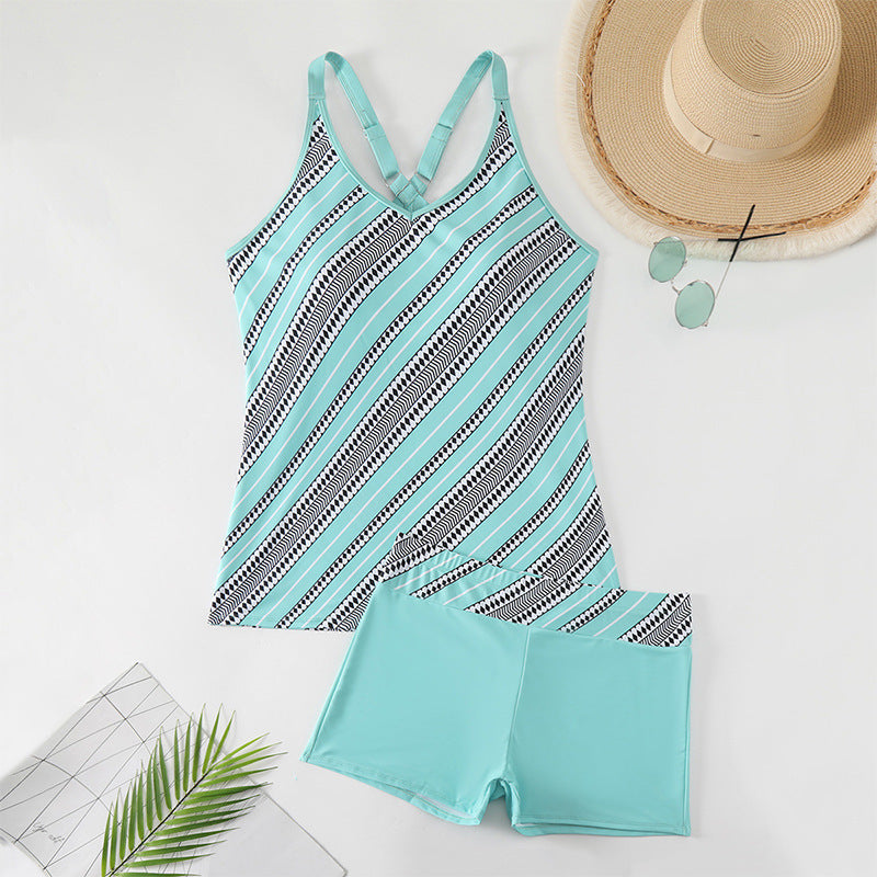 Damen Sportliches Tankini-Set