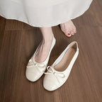 Damen Ballerinas mit verspieltem Schleifendetail und komfortabler Innensohle