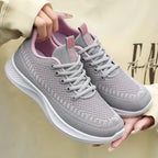 Damen Atmungsaktive und leichte Sneakers mit flexiblem Mesh-Obermaterial R&B