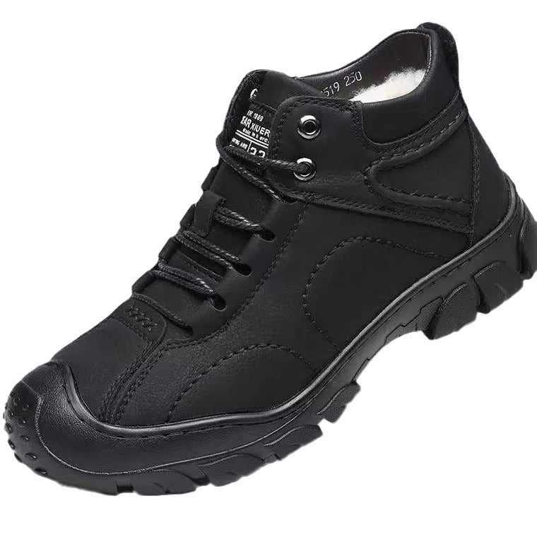 Damen Winterfestige Schnürstiefel mit isolierendem Innenfutter und rutschfester Profilsohle