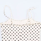 Damen Maxikleid mit Polka-Dots R&B