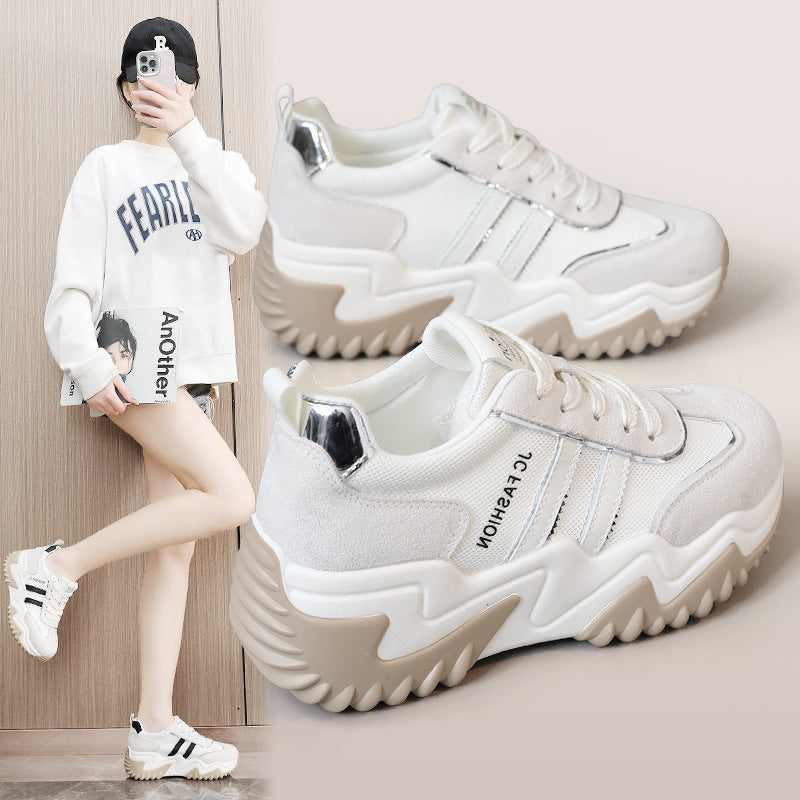 Damen Chunky Sneaker mit dämpfender Sohle und atmungsaktivem Obermaterial R&B