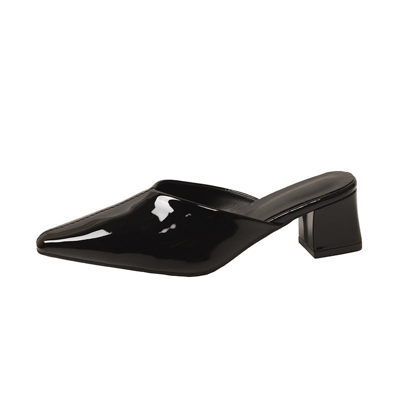 Damen Modische Slingback-Pumps mit eleganter Spitze und Blockabsatz R&B