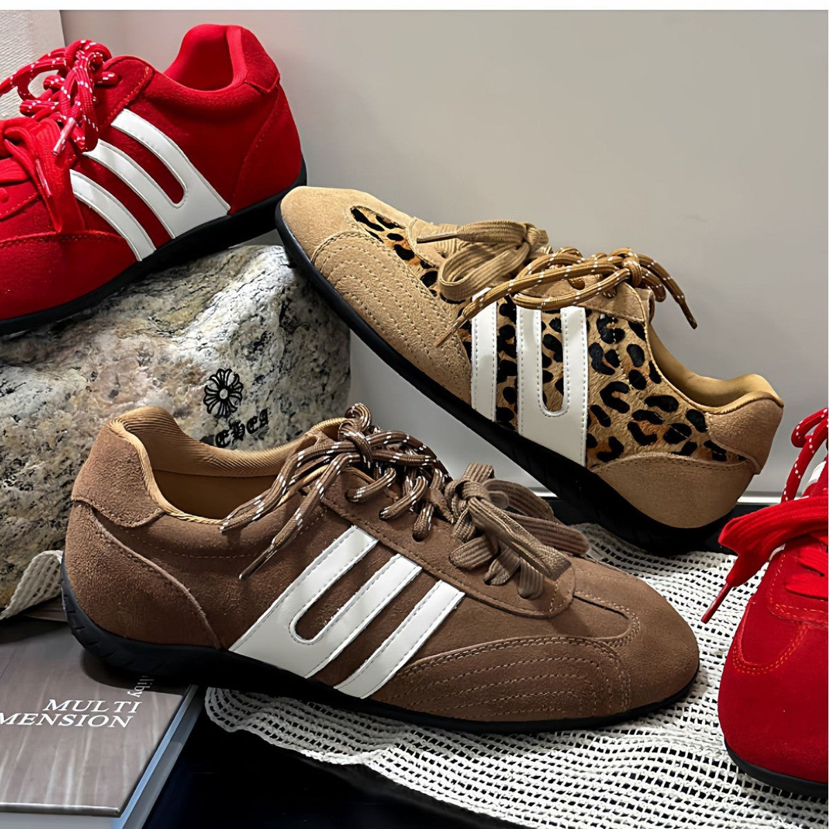 Damen Komfortable Sportliche Sneaker mit atmungsaktivem Obermaterial R&B