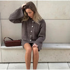 Damen Strickpullover und Rock Ensemble R&B