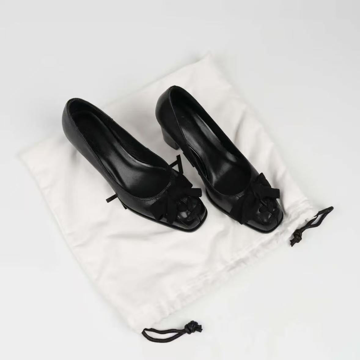 Damen Elegante Pumps mit dekorativem Schleifen-Detail