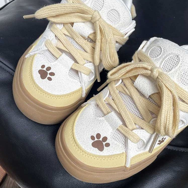 Damen Trendy Sneaker mit tierischem Design R&B