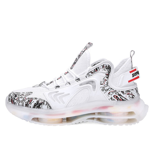 Damen Sportliche Sneaker mit atmungsaktiver Mesh-Oberfläche und innovativem Dämpfungssystem R&B