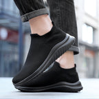 Damen Sportliche Knit Sneakers mit flexiblem Knöchelabschluss