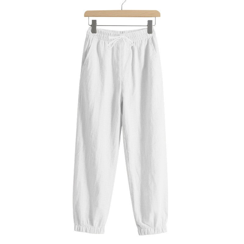 Damen lässige Freizeithose mit lockerem Schnitt und elastischem Bund R&B