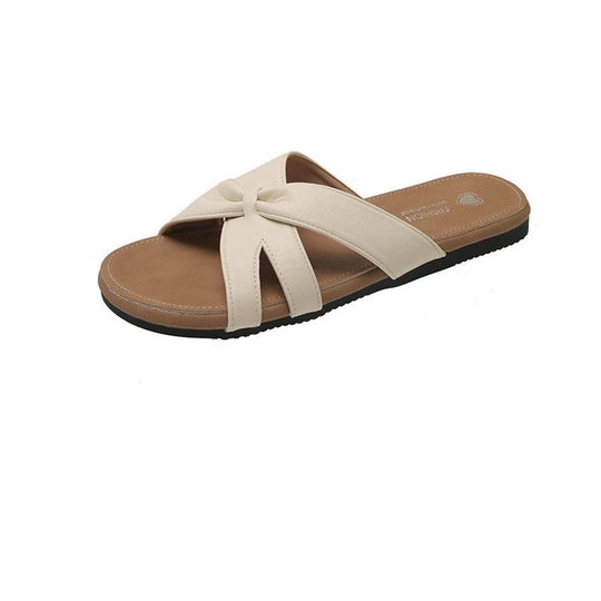 Damen modische Sandalen mit Pompons R&B
