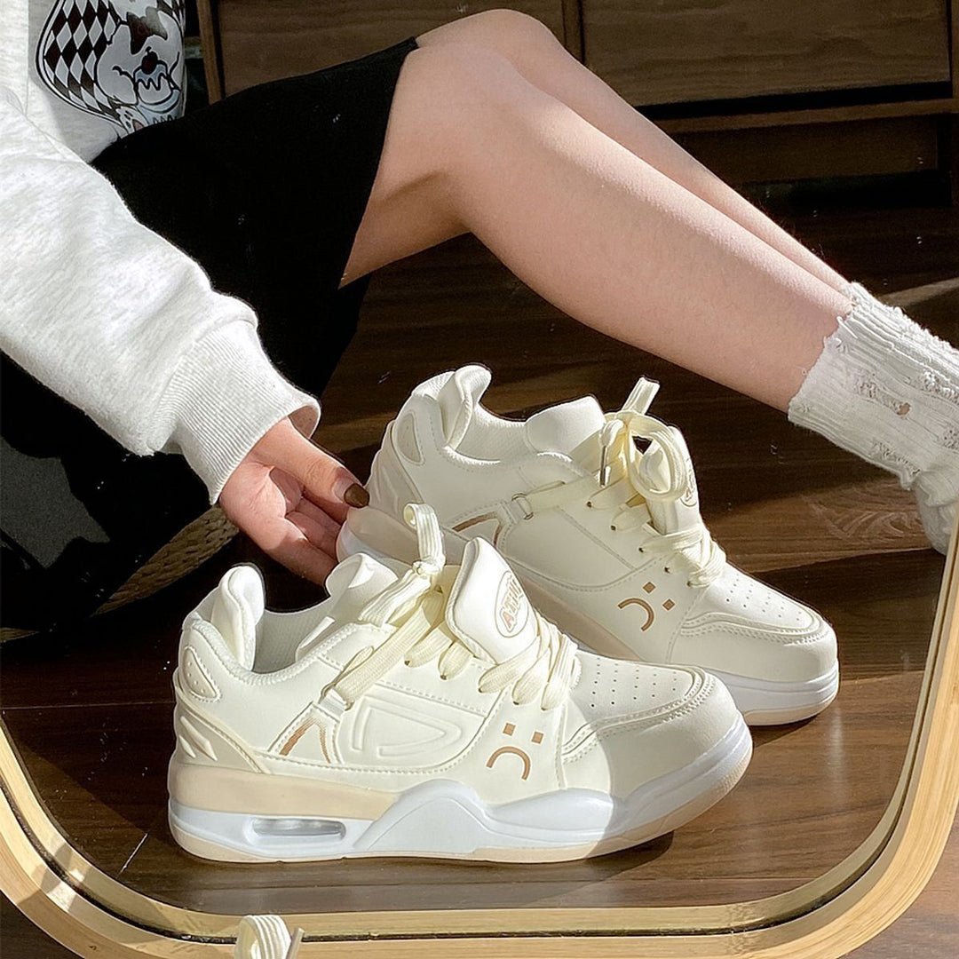 Damen Sportliche Sneaker mit atmungsaktiver Mesh-Oberfläche und integrierter Dämpfung R&B