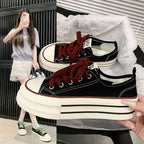 Damen Sportliche Sneakers mit robuster Sohle und atmungsaktivem Canvas von