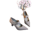 Damen elegante Pumps mit modischem Riemchen R&B