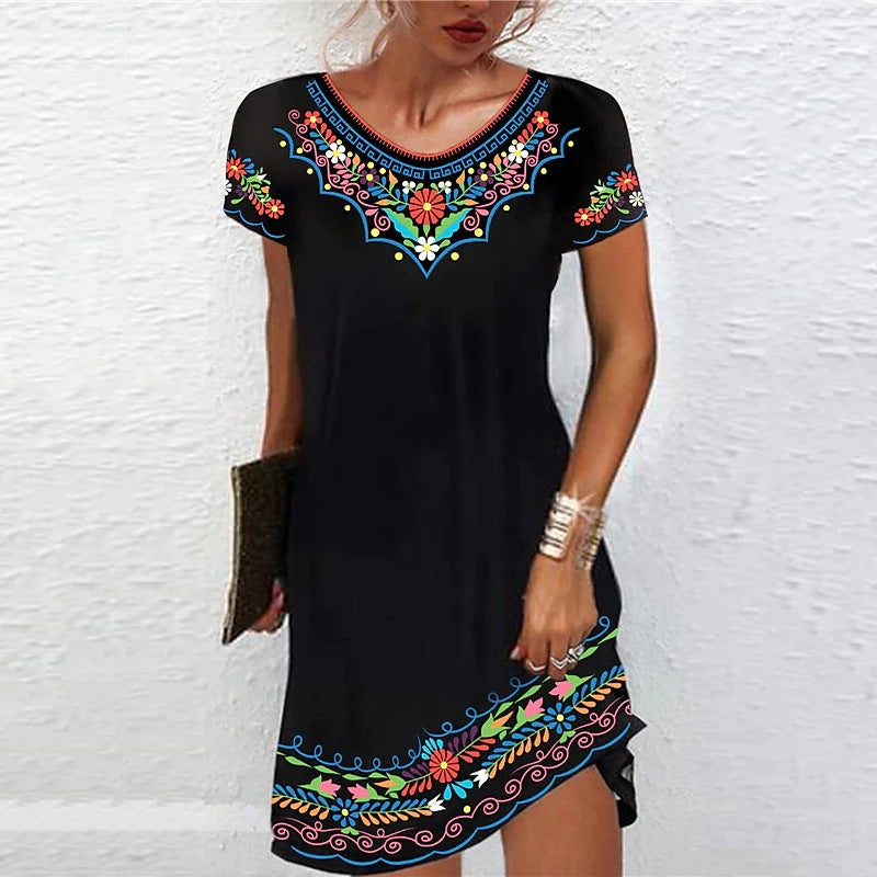 Damen Verspieltes Sommerkleid mit Blumenmuster R&B