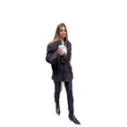 Damen Oversized Blazer mit Gürtel und eleganten Details R&B