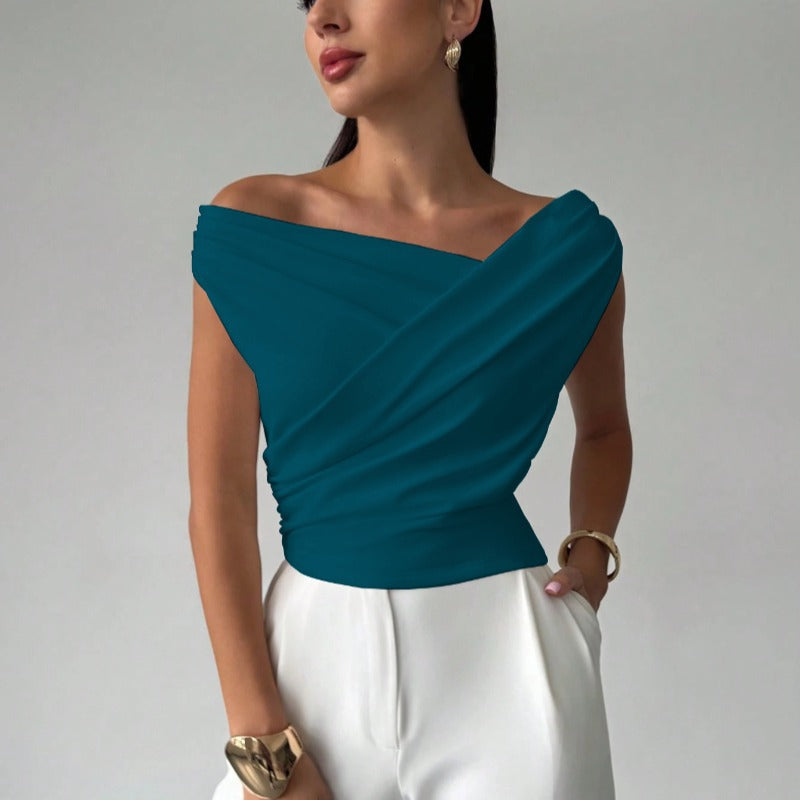 Damen Wickeloberteil mit weichem Stoff und elegantem Design R&B