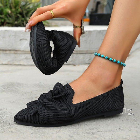 Damen Ballerinas mit großem Schleifendetail R&B 1780917992