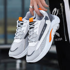 Damen Sportliche Sneakers mit atmungsaktivem Mesh-Obermaterial und flexibler Dämpfung R&B