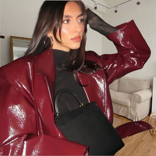 Damen Eleganter und figurbetonter Maxikleid mit transparenten Einsätzen R&B