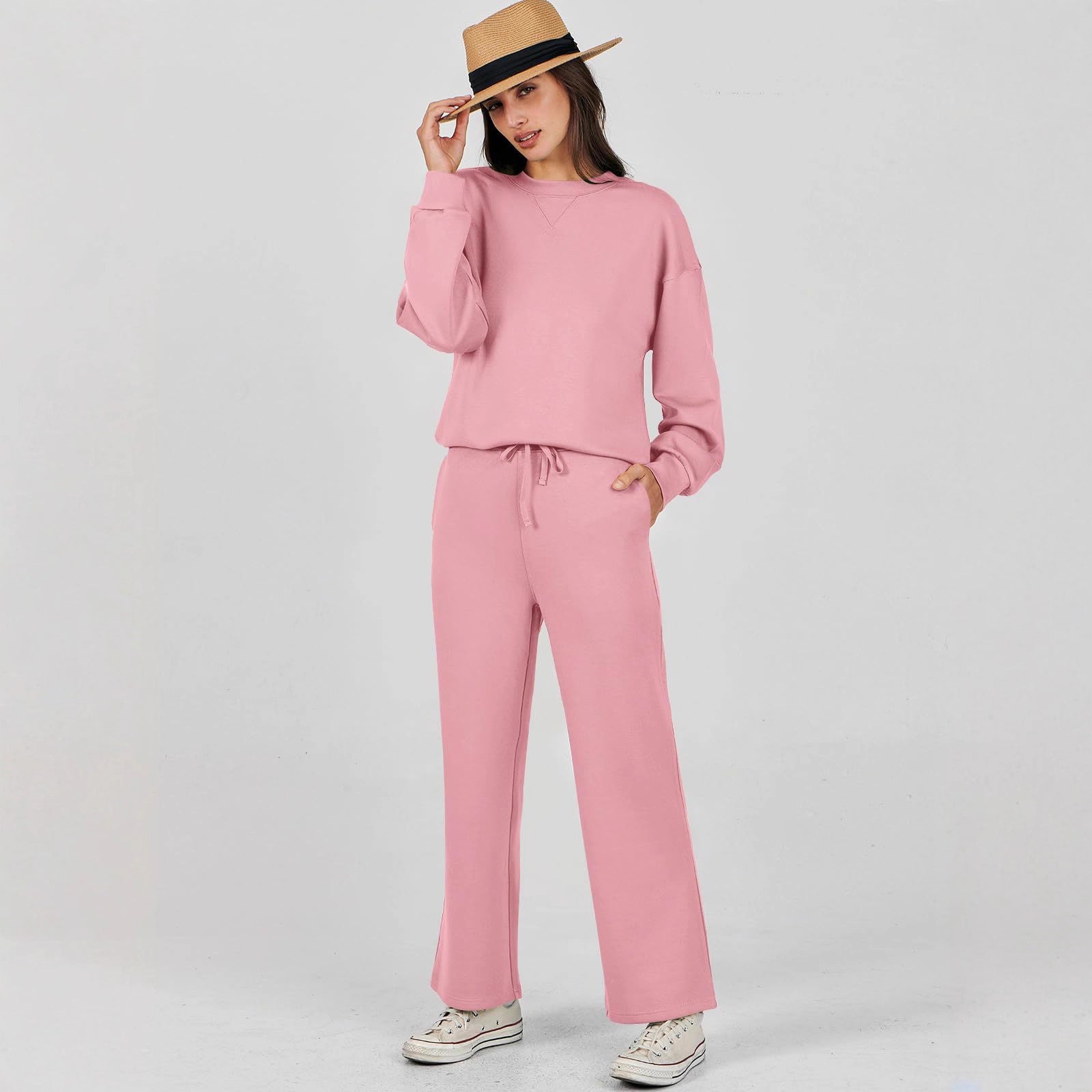 Damen entspannten Komfort Sweatset R&B