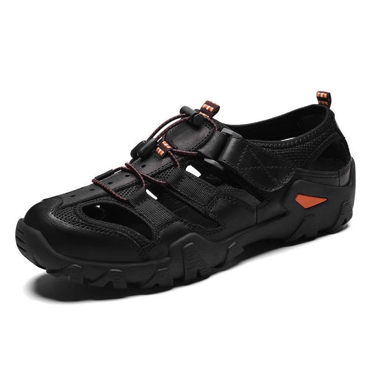 Herren Sportliche Sandalen mit atmungsaktiver Oberflächenstruktur und rutschfester Sohle R&B