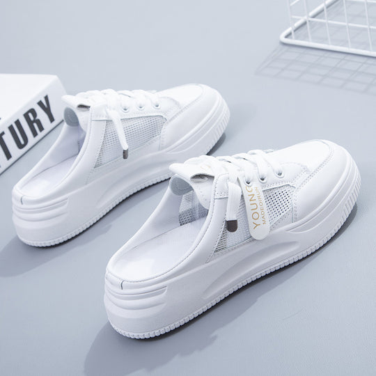 Damen Sneaker mit praktischem Slip-On Design und atmungsaktiver Mesh-Oberfläche R&B