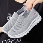 Damen Atmungsaktive Slip-On Sneakers mit komfortabeler Dämpfung