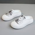 Damen modische Clogs mit schimmerndem Paillettenbesatz R&B