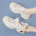 Damen Atmungsaktive und bequeme Sneakers mit elastischen Riemen R&B