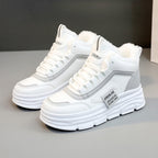 Damen hochmodische Sneaker mit kuscheligem Innenfutter und rutschfester Sohle R&B